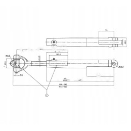 Kairė pakaba mf 3 3512 1663843m91 skyriams