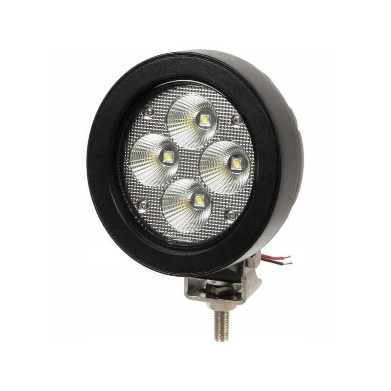 Halogeninė apvali LED darbinė lempa 40w 3800lm 10 30
