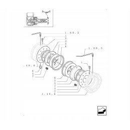 Stabdžių diskas naujas holland korpusas 5184313
