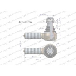 Vairo jungtis JCB 47749873 Warynski