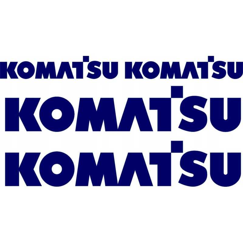 Komatsu lipdukų rinkinys