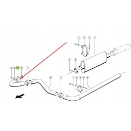 649450 0 išmetimo tarpinė