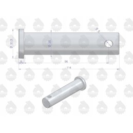 Teleskopo tvirtinimo kaištis C 385 originalus Ursus