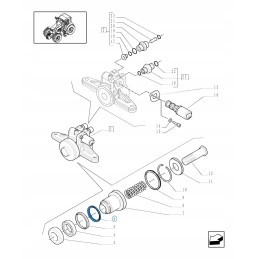 New Holla hidraulinės sistemos priekinis sandariklis