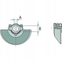 Kamuolys su apykakle 50mm 17mm walterscheid