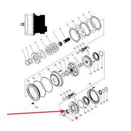 3796313m1 daugiklio pavaros įvorė
