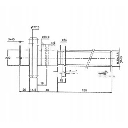Pakabos galvutės jungtis c 385 80450032 aparts