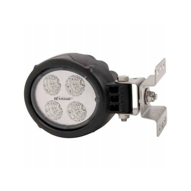 Halogeninė apvali LED darbinė lempa 18w 1500lm 10 30