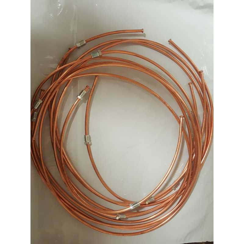 BMW E46 standžių stabdžių linijų komplektas