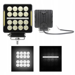 Darbo lempa 16 led 20w juostelė 9 led 12 24v