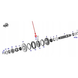 3404019r1 pavarų dėžės sinchronizatoriaus kaištis