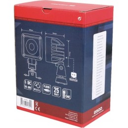 Kvadratinė LED darbo lempa 25w 2500 lm šviesa r