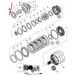 4302667m1 dvigubos sankabos varžtas m6 x 16