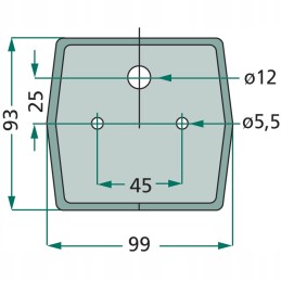 Kombinuotas stabdžių padėties žibintas, posūkio signalas