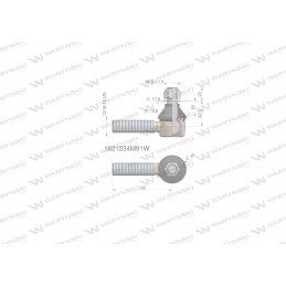 Vairo jungtis 100mm 13 16 16 1821234m91 karas