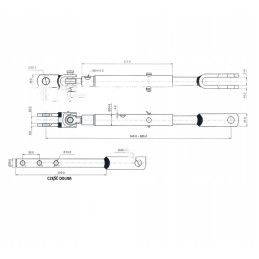 Kairė pakaba c 330 42371080 skyriams