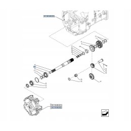 Guolis 25x32x12 new Holland korpusas 5181211 cnh
