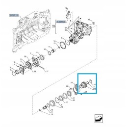 Veleno žvaigždutė New Holland T7 90329085