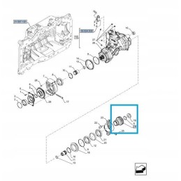Veleno žvaigždutė new holland t7 90329085 cnh