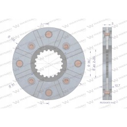 Fendt Warynski stabdžių diskas