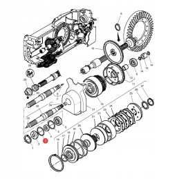 O formos žiedas massey ferguson 1009659m1 originalus