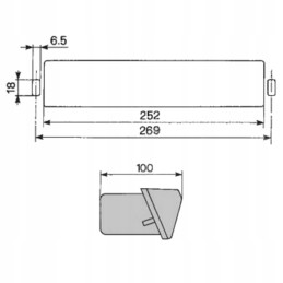 Galinės dešinės kombinuotos lempos korpusas fiat mf cobo