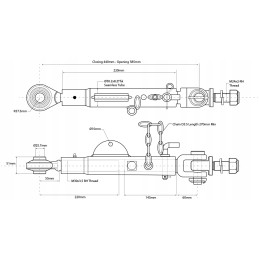 Massey Ferguson stabilizatorius 3716608m1