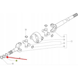 6000103939 ašies tarpiklis