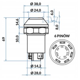 Lamborghini stabdymo jungiklis tas pats