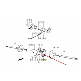 631867 0 stabdžių trinkelių spyruoklė
