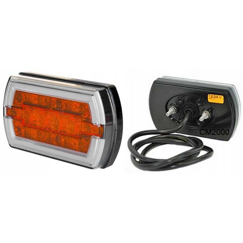 Cleo LED priekinis žibintas 12v 24v kryptimi