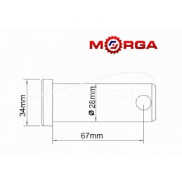 Jungo tvirtinimo kaištis 80453072 c 385 morga