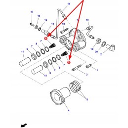4314359m1 šlapio valdymo vožtuvo spyruoklė
