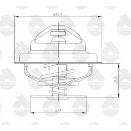 Termostatas c 385 6 cilindrų ursus 89005904u
