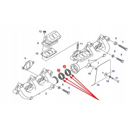 F824200100100 išmetimo kolektoriaus sandariklis