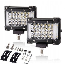 2 x halogeninių LED darbo lempų rinkinys 148w 12 24v