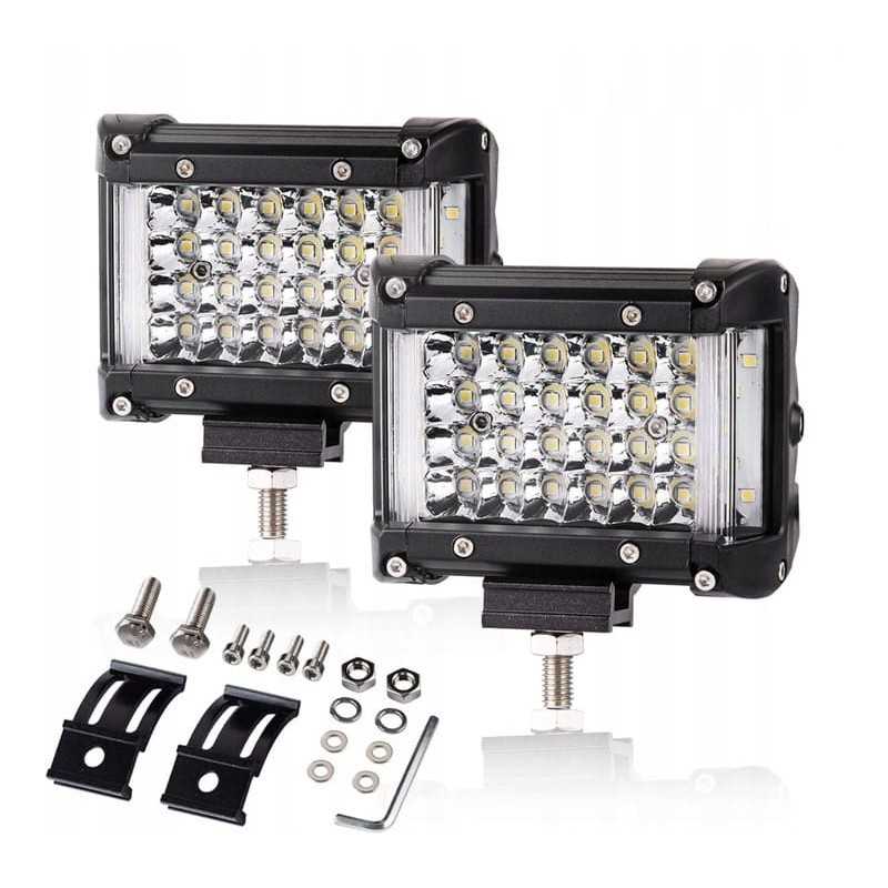 2 x halogeninių LED darbo lempų rinkinys 148w 12 24v