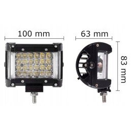 2 x halogeninių LED darbo lempų rinkinys 148w 12 24v