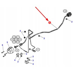 4387229m1 priekinės jungties laidų rinkinys