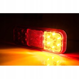 Atspindintis kombinuotas galinis žibintas 12 LED 12v 24v