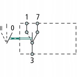 Pakreipimo jungiklis 12mm 50700030 granitas