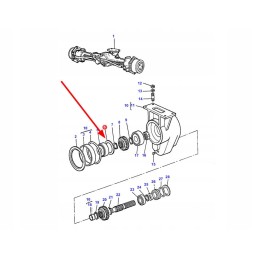 974766m1 reduktoriaus tarpiklis