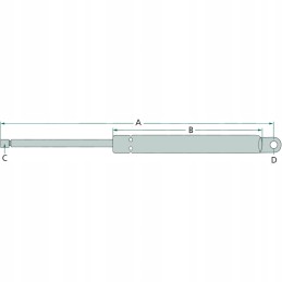 Dujinė pavara stoglangiui mf 3303021m91