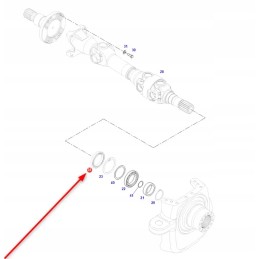 U954300320000 kardaninio veleno remonto komplektas