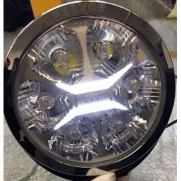 Baltas reflektorius 220x87 led 6xled šviesa 4 wesem