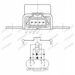 Korpusas naujas Olandijos srovės jungiklio relė