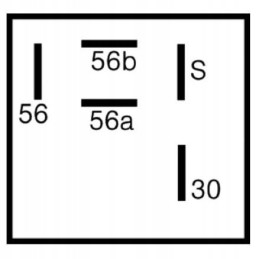 Relė 12v 2x150w korpusas mccormick cx 3221178r1