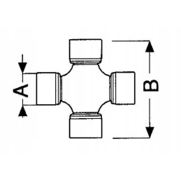 Skersinis velenas fi 30 2x92 0mm v60 komer