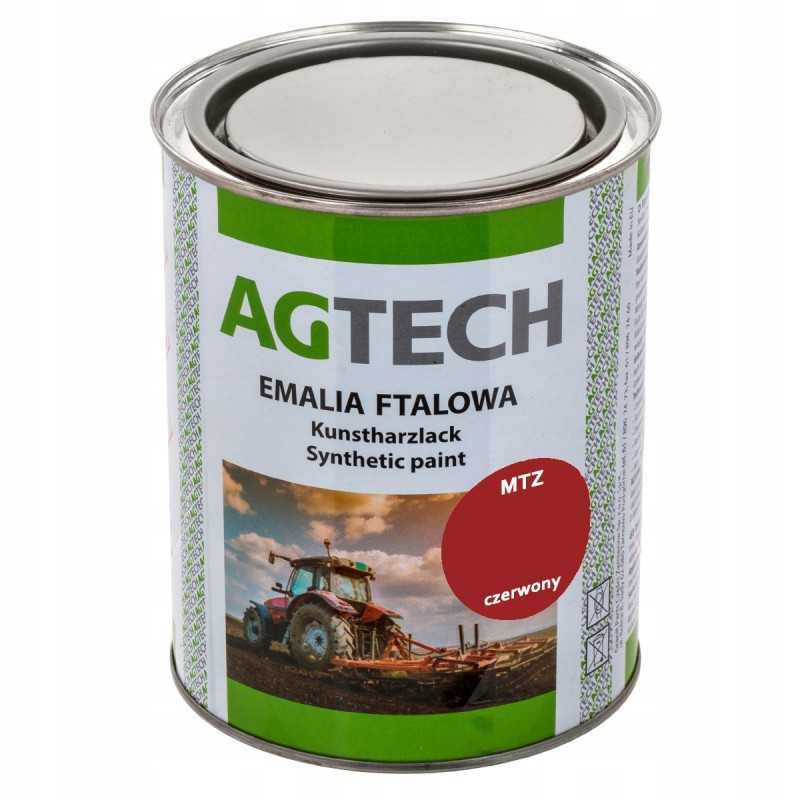 Raudoni lakiniai dažai mtz 0 8l agtech