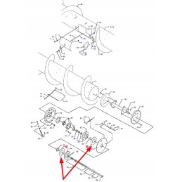 D45904300 ritės būgno frikcinis diskas